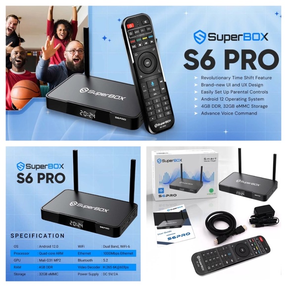 2025 Latest version Superbox S6 Pro